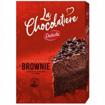 Delecta Brownie czekoladowe z musem 463 g