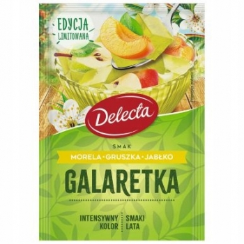 Delecta Galaretka smak MORELA Gruszka JABŁKO 50 g