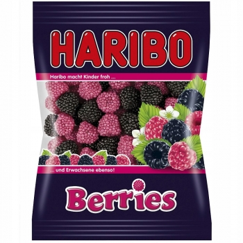 Haribo Berries ŻELKI OWOCOWE maliny 200g z Niemiec