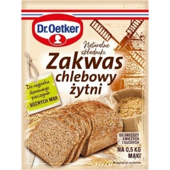 Dr.Oetker Zakwas żytni 15 g Do wypieku chleba