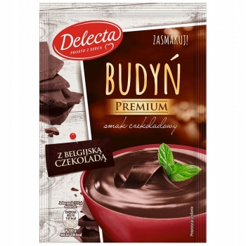 Delecta Budyń Premium - Belgijska czekolada 47 g