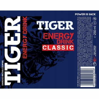 TIGER napój energy CLASSIC puszka 24 x 250 ml