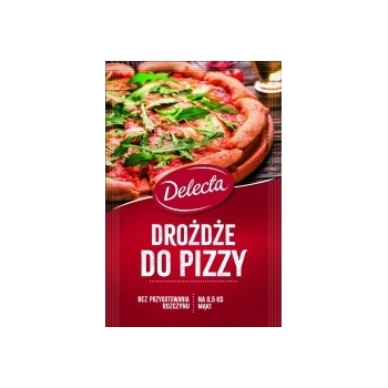 Delecta Drożdże do ciasta pizzy Domowa pizza 8g