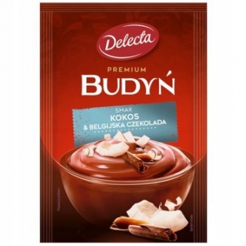 Delecta BUDYŃ smak kokos belgijska czekolada 47 g