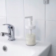 Ikea TACKAN dozownik mydła przeźroczysty / biały