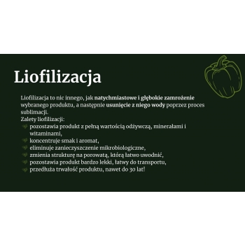 Mieszanka Warzyw LIOFILIZOWANYCH VegeLIO 70g warzywa LIOFILIZOWANE